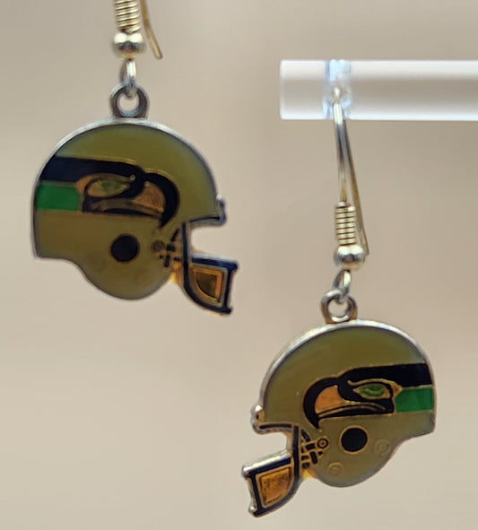 NFL SEATTLE SEAHAWKS Vintage Dangle Earrings