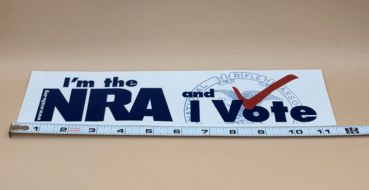 NRA/WINCHESTER/GLOCK and More Lot Of 9 Bumper Stickers
