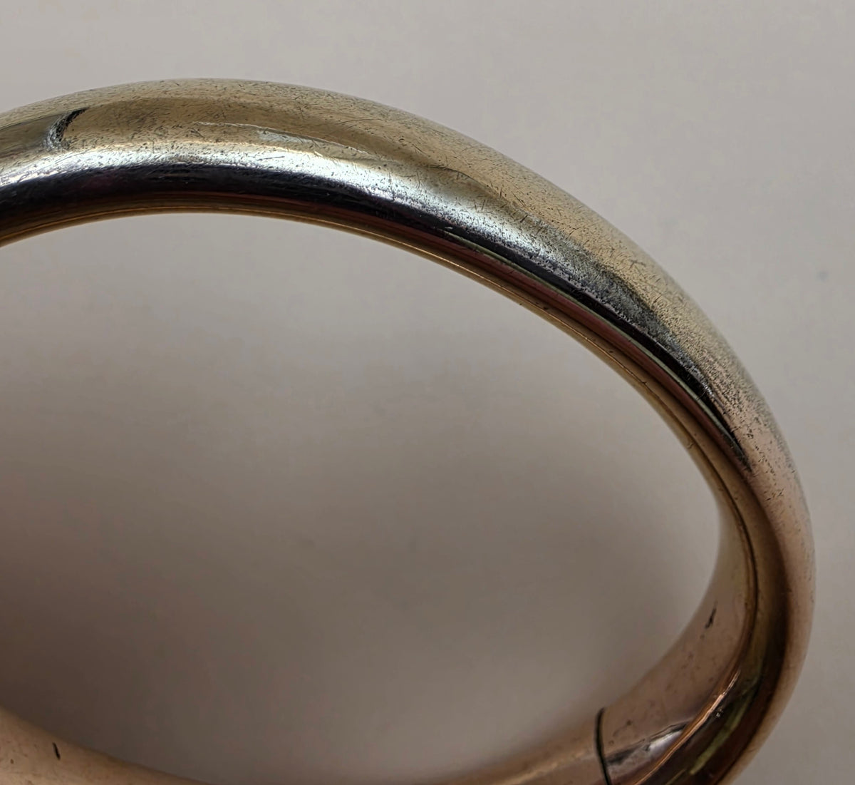 FM CO. Gold Filled Victorian Era Vintage 6.5"Cuff Bracelet