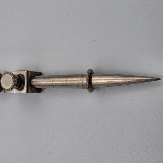 Vintage 1900's Tailor Straight Awl With Adjustable Stop