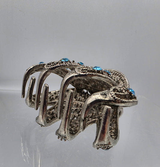 Multi Rhinestone Metal Vintage Style Hair Clip
