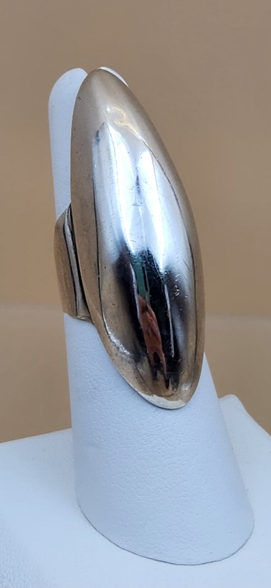 Sterling Silver Dome Ring Size 5.75