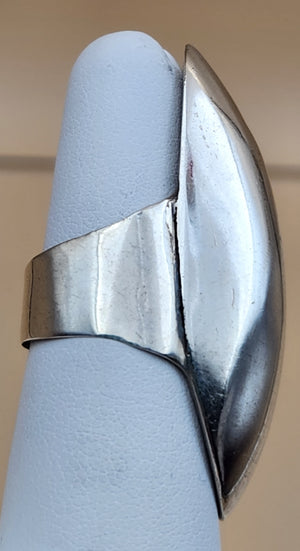 Sterling Silver Dome Ring Size 5.75