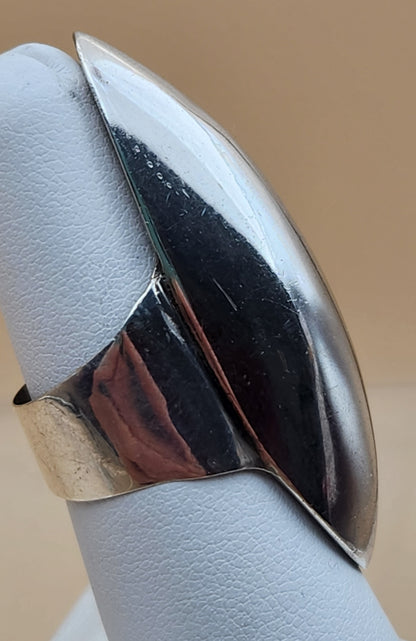 Sterling Silver Dome Ring Size 5.75