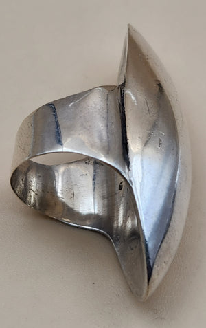 Sterling Silver Dome Ring Size 5.75