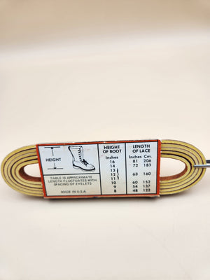 EAGLE INDIAN TAN Vintage 54" Leather Boot Laces