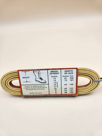 EAGLE INDIAN TAN Vintage 54" Leather Boot Laces