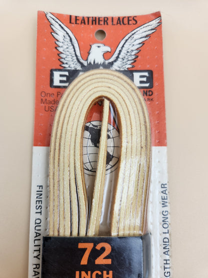 EAGLE 72" Vintage Leather Boot Laces NOS