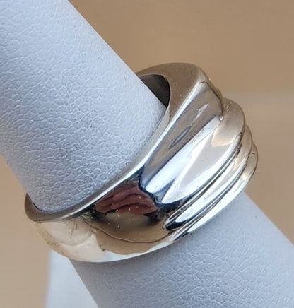 TAXCO MEXICO Sterling Silver Geometric Ring Size 6.75