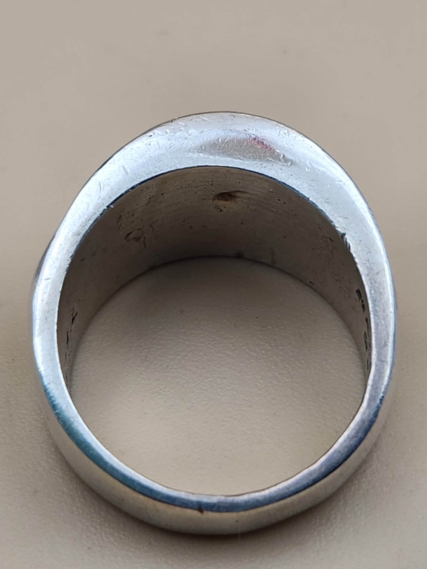 TAXCO MEXICO Sterling Silver Geometric Ring Size 6.75
