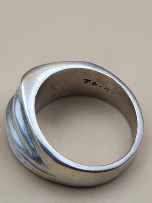TAXCO MEXICO Sterling Silver Geometric Ring Size 6.75