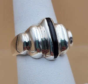 TAXCO MEXICO Sterling Silver Geometric Ring Size 6.75