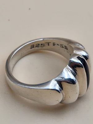 TAXCO MEXICO Sterling Silver Geometric Ring Size 6.75