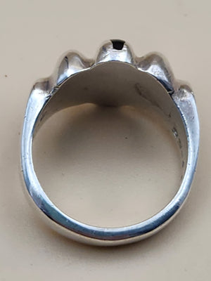TAXCO MEXICO Sterling Silver Geometric Ring Size 6.75