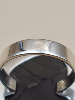 Fire Agate Sterling Silver Ring Size 9