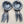 Antiqued Silver Tone Starburst/Dangle Feather 2