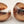 Embossed Copper Hoop Earrings