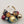 ITALIAN ART GLASS Gold Plated Sterling Silver Adjustable Ring Size 6