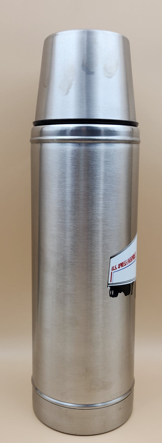 HAMP/U.S. EXPRESS ENTERPRISES TRUCKING Stainless Steel Vacuum Bottle/Hot & Cold Thermos Open Box