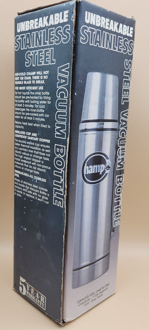 HAMP/U.S. EXPRESS ENTERPRISES TRUCKING Stainless Steel Vacuum Bottle/Hot & Cold Thermos Open Box