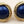 NAPIER Textured Rope Twist/Blue Lucite Cabochon Vintage 1970's-80's Stud Earrings