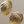NAPIER Gold Tone Swirl/Ribbed Vintage 1970's-80's Stud Earrings
