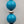 MACY'S Chunky Blue/ Turquoise Striped/Silver Tone Faceted/Adjustable/ Beaded 22