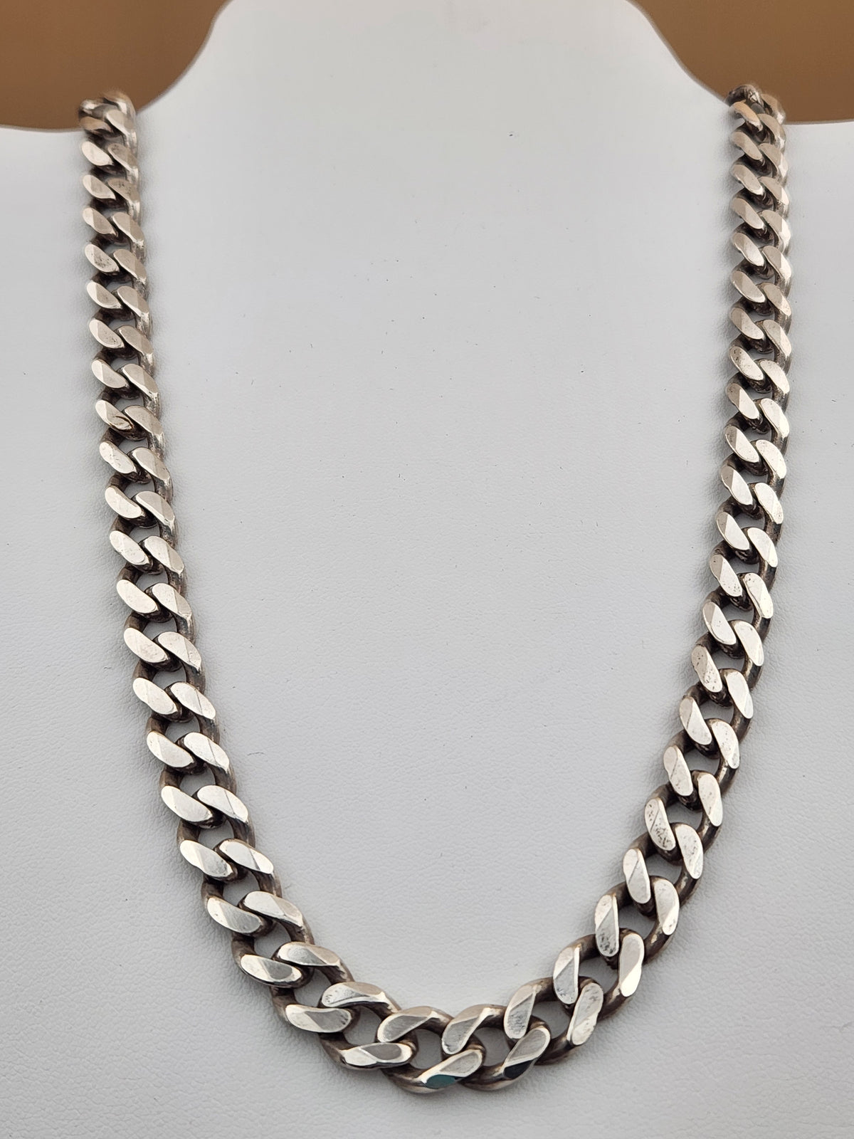 Sterling Silver 64 gram Cuban/Curb Link 18"-4mm Necklace