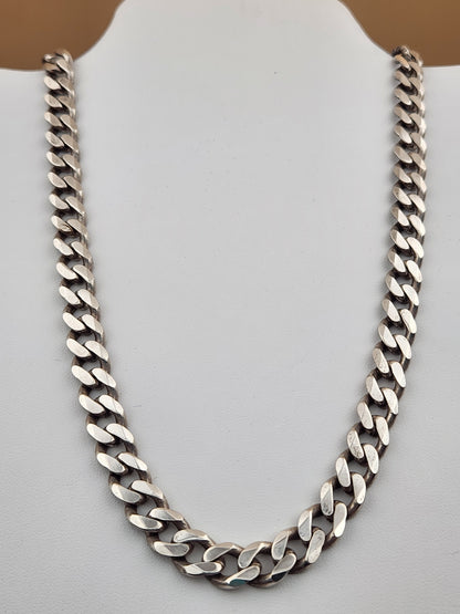 Sterling Silver 64 gram Cuban/Curb Link 18"-4mm Necklace