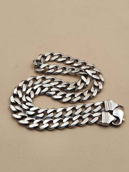 Sterling Silver 64 gram Cuban/Curb Link 18"-4mm Necklace