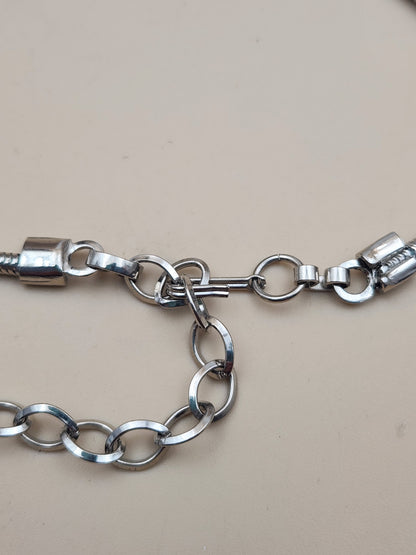 Silver Tone Bolo Style 13"-16" Adjustable Choker/Necklace