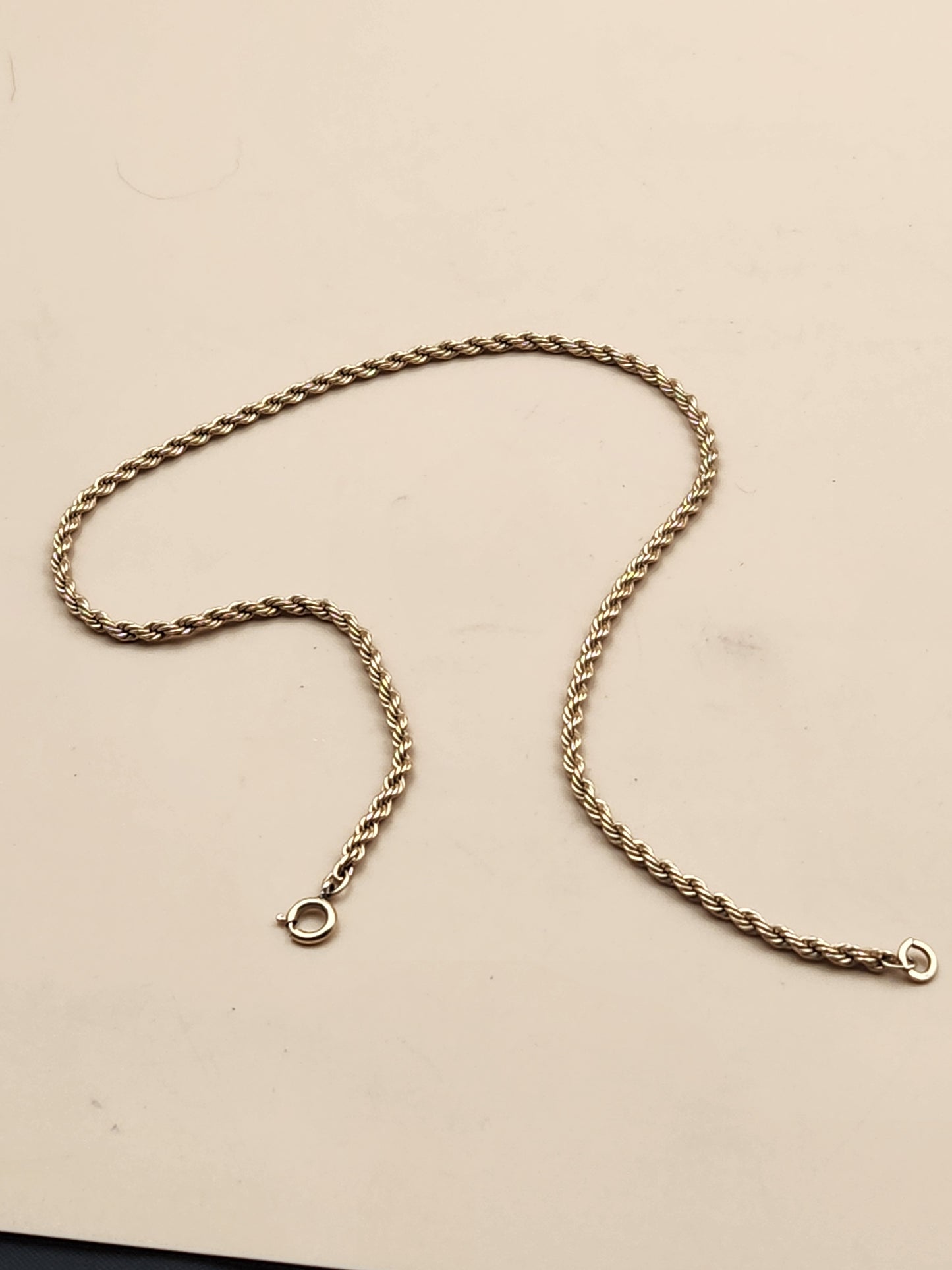 ARMBRUST INTERNATIONAL LTD. 12KGF 15" Rope Chain Necklace