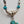 Faux Turquoise/Silver Tone/Cross Pendant/ Adjustable18
