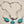 Faux Turquoise/Silver Tone/Cross Pendant/ Adjustable18