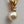 Gold Tone/Faux Pearl/Clear Rhinestone Pendant with Oval Link Gold 18