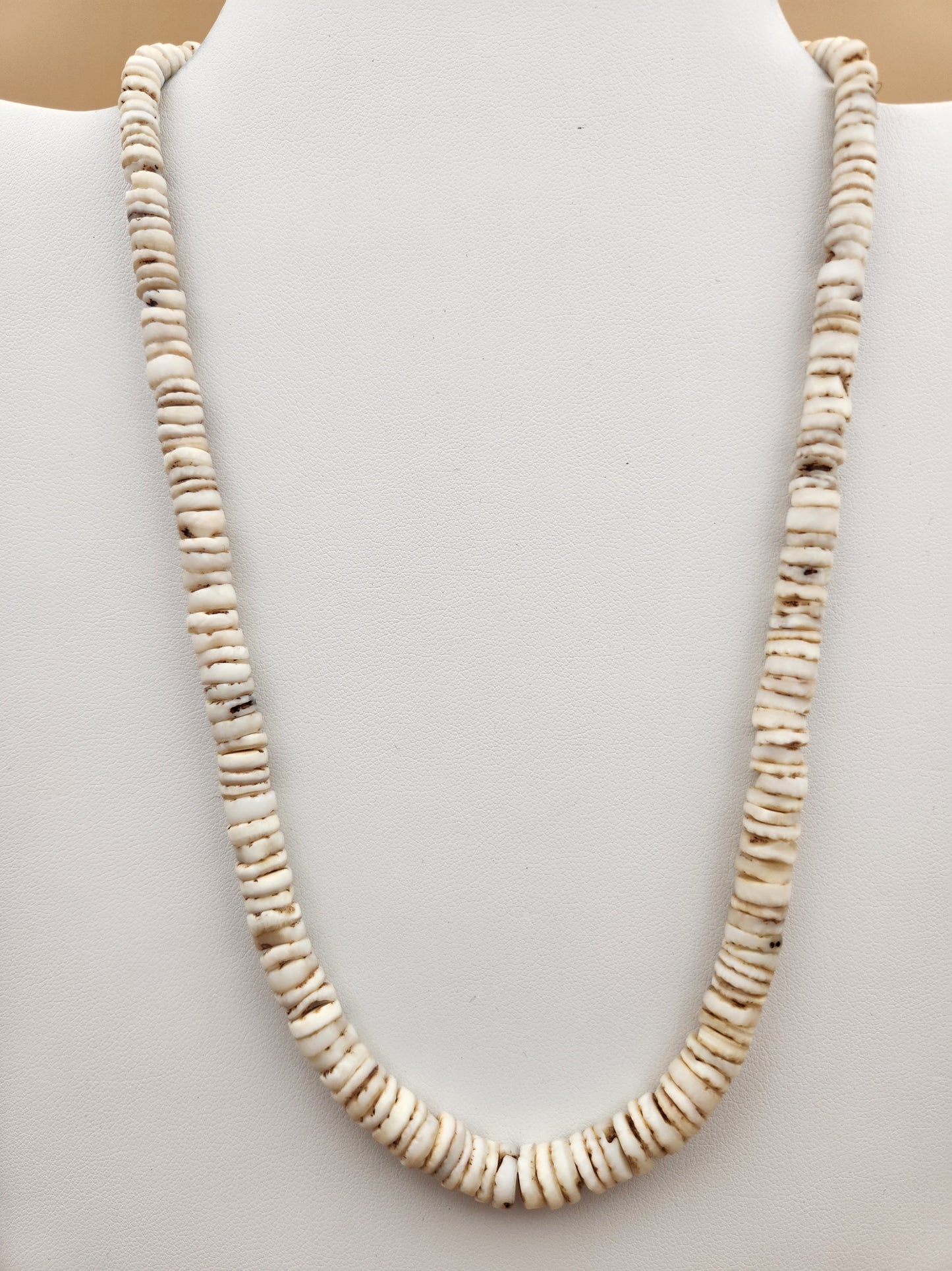 Graduated Puka Shell Adjustable 18"-21"  Necklace