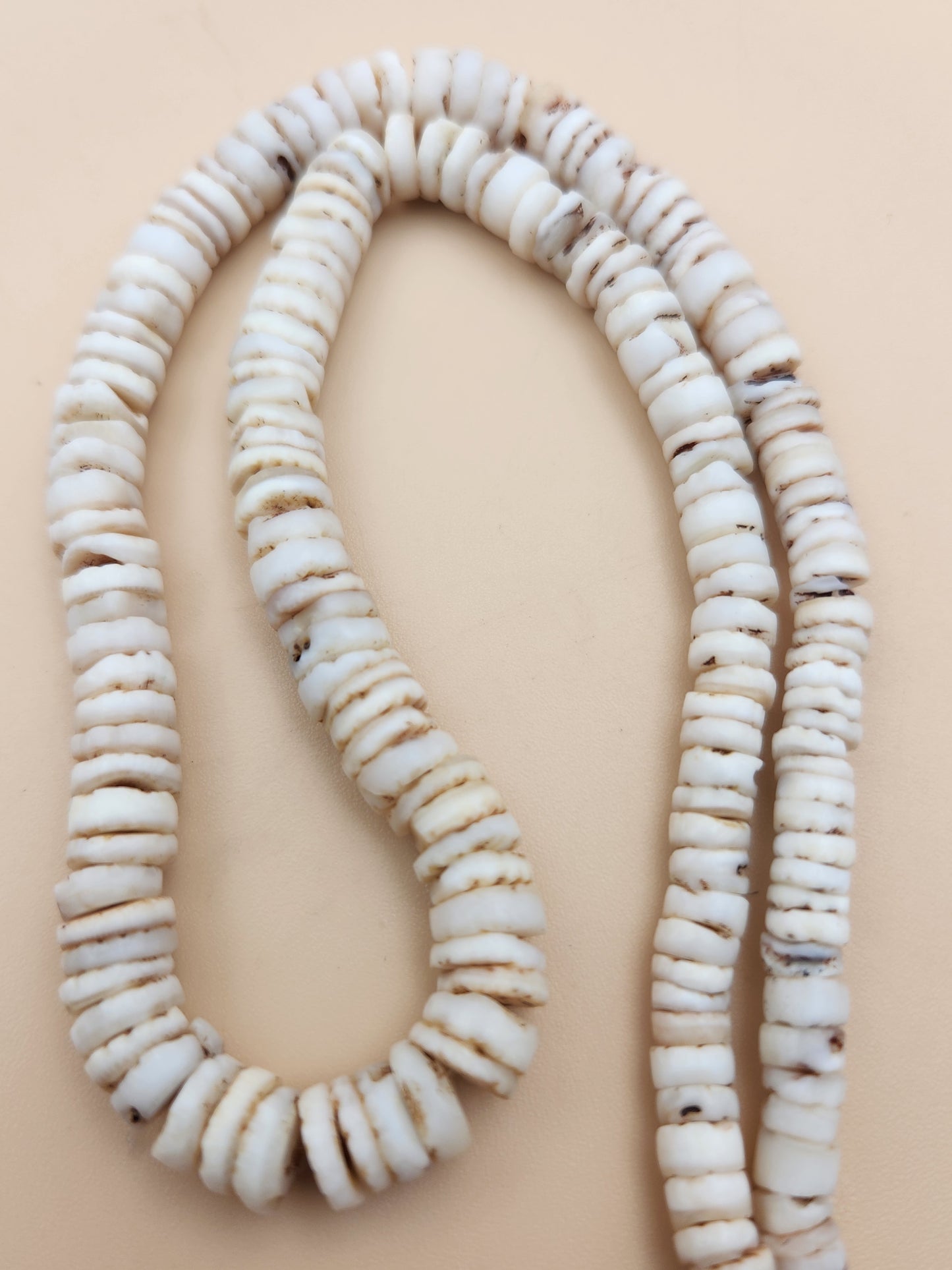 Graduated Puka Shell Adjustable 18"-21"  Necklace