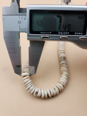 Graduated Puka Shell Adjustable 18"-21"  Necklace