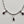 Silver Tone/Purple Glass/ Bar and Bead 18