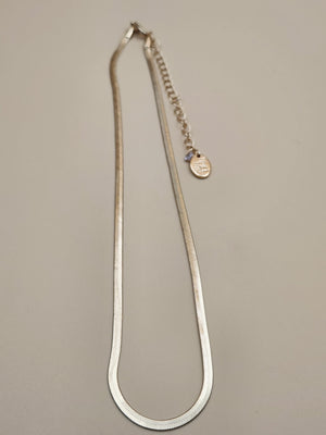 TIME AND TRU Gold Tone 16"-19" Adjustable Herringbone Chain Necklace
