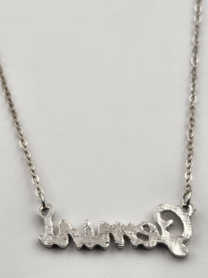 GEMINI Astrological Sign/Silver Tone Adjustable 18"-21" Necklace
