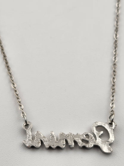 GEMINI Astrological Sign/Silver Tone Adjustable 18"-21" Necklace
