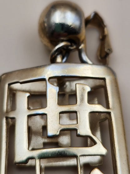 NAPIER Vintage 1954-1955 "Chinese Lampsticks" From The Bookpiece Collection Earrings