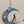 JONETTE JEWELRY JJ Pewter/Turquoise/Crescent Moon and Wolf Cutout Dangle Earrings