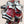 Vintage Mr. And Mrs. Santa Claus Wearing Ice Skates Festive Red and White Enamel Earrings