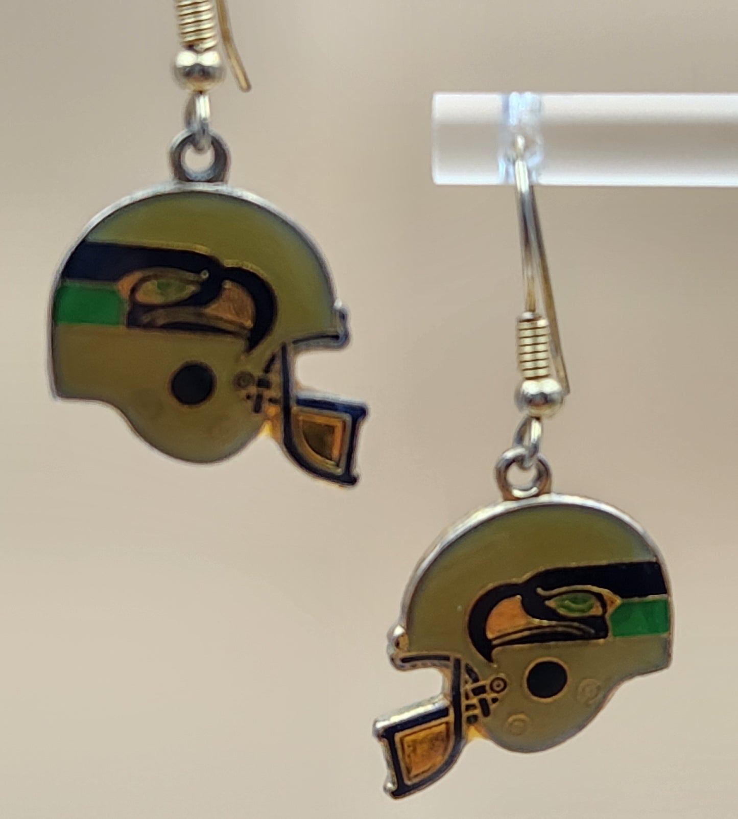 NFL SEATTLE SEAHAWKS Vintage Dangle Earrings