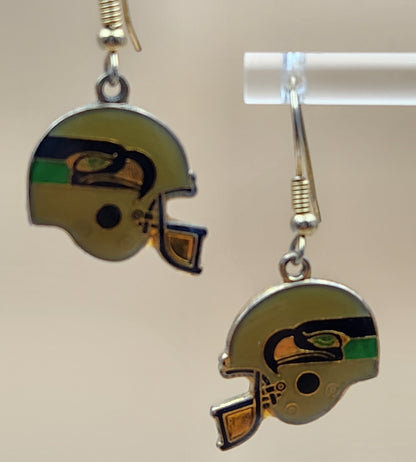 NFL SEATTLE SEAHAWKS Vintage Dangle Earrings