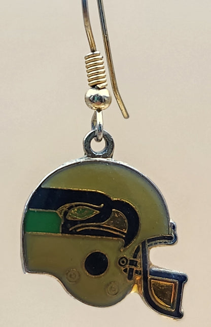 NFL SEATTLE SEAHAWKS Vintage Dangle Earrings