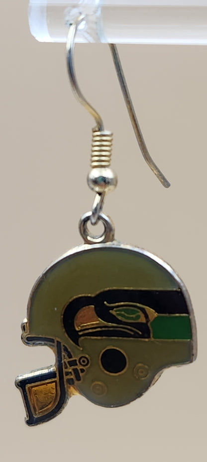 NFL SEATTLE SEAHAWKS Vintage Dangle Earrings