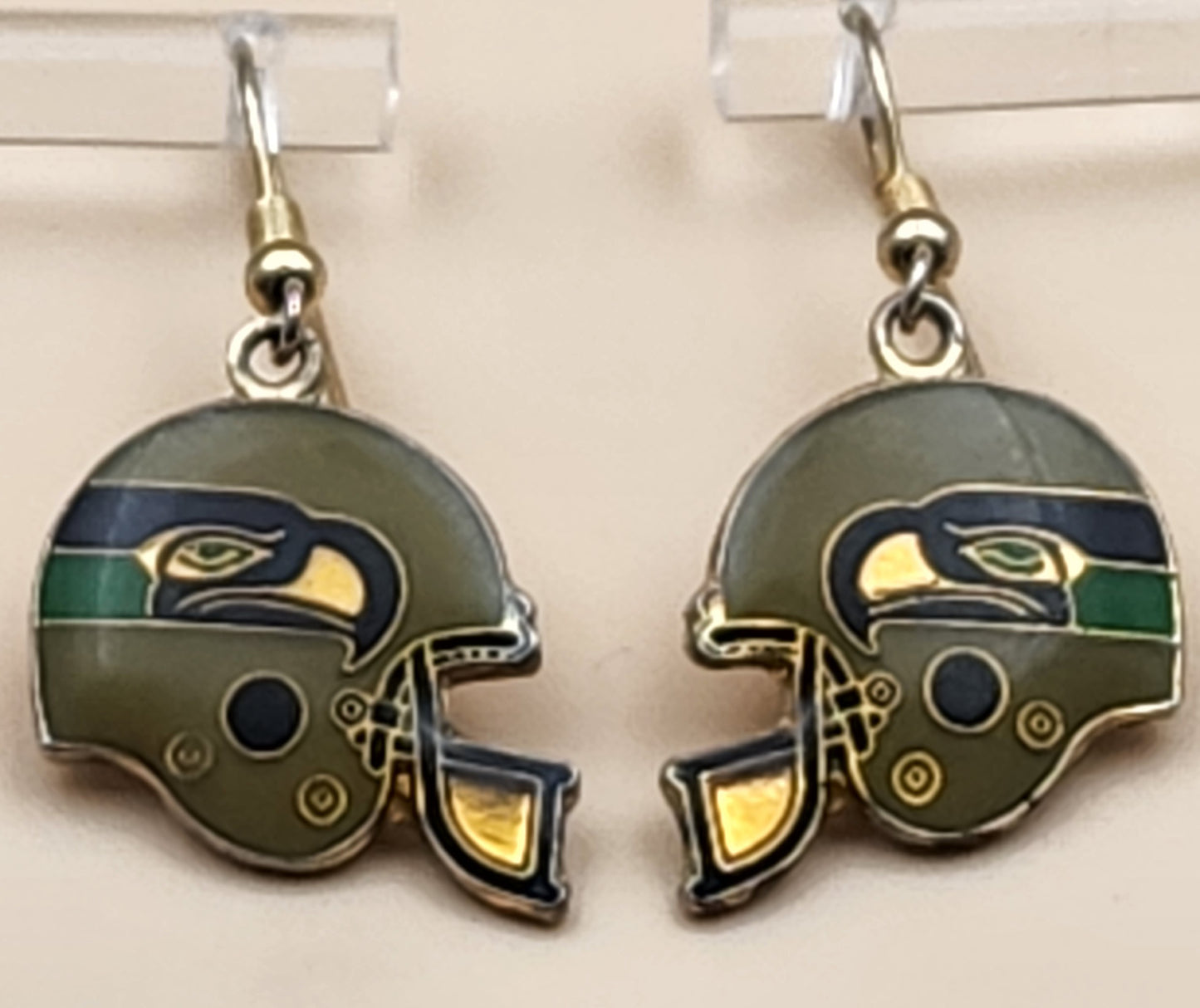 NFL SEATTLE SEAHAWKS Vintage Dangle Earrings